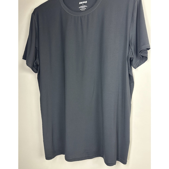 Skims Men's Crew Neck Short Sleeve T-Shirt Stretch Modal Spandex Classic Tee XL - Picture 4 of 9